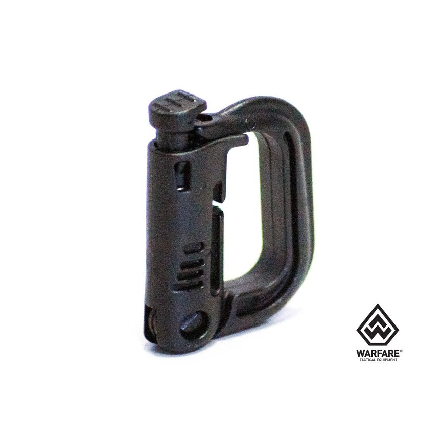 mosquetao d modular preto